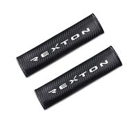 ZUMAHA 2 Piezas Almohadillas Cinturón De Seguridad para SsangYong REXTON Coche Funda Cinturon Protector Interior Accesorios,Whitestyle