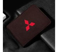 ZUMAHA Carteras Monederos y Tarjeteros Fundas Porta Tarjetas Monederos Cartera Hombre Tarjetero Mujer para Mitsubishi Pajero Outlander Fortis Eclipse Cross Lancer Gift Accessories,Brownstyle