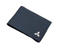 ZUMAHA Carteras Monederos y Tarjeteros Fundas Porta Tarjetas Monederos Cartera Hombre Tarjetero Mujer para Mitsubishi Pajero Outlander Fortis Eclipse Cross Lancer Gift Accessories,Darkblue