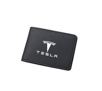 ZUMAHA Carteras Monederos y Tarjeteros Fundas Porta Tarjetas Monederos Cartera Hombre Tarjetero Mujer para Tesla Model 3 Model Y Model S Model X Gift Accessories,Blackstyle