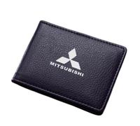 ZUMAHA Carteras Monederos y Tarjeteros Fundas Porta Tarjetas Monederos Cartera Hombre Tarjetero Mujer para Mitsubishi Pajero Outlander Fortis Eclipse Cross Lancer Gift Accessories,Cyanstyle