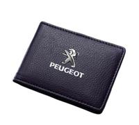 ZUMAHA Carteras Monederos y Tarjeteros Fundas Porta Tarjetas Monederos Cartera Hombre Tarjetero Mujer para Peugeot 4008 408 5008 208 208L e2008 307SW Gift Accessories,Cyanstyle
