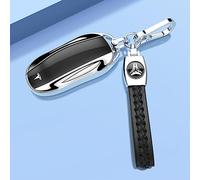 ZUMAHA Coche Fundas Llave Carcasas Key Cover para Tesla Model S Keys Replacement Accesorios,C-Silverstyle