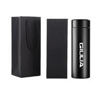 ZUMAHA Coche Termos y Tazas para Alfa Romeo 159 147 Giulietta Stelvio 4C Mito 156 Giulia Sportiva Acero Inoxidable Vaso Termico Termo Café Travel Mug con Pantalla Temperatura,ForGiulia