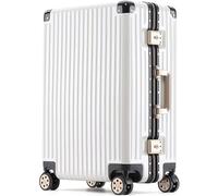 ZUMAHA Maleta de Viaje Maleta con Marco de Aluminio, Cubierta de Carrito, Rueda Universal, Caja de envío para Maletero, Equipaje Muy Duradero, Esmerilado, Resistente a los arañazos Durable