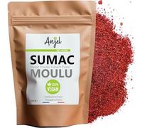 Zumaque picante molido 100% natural - Polvo de zumaque de sabor afrutado y picante Excelente sustituto del limón y el vinagre Vegano Sin gluten - NCA (250)