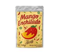 Zumato Mango Deshidratado Enchilado 100g - Snack de Mango Natural con Chile y Limón - Dulce y Picante Estilo Mexicano - Sin Gluten, Rico en Fibra - Aperitivo Saludable y Gourmet