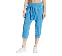 Zumba Fitness Zumba Capri Pantalon Harem de Entrenamiento Fitness Mallas de Deporte de Mujer, Azul, M