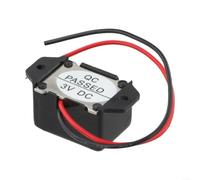 Zumbador mecánico activo 85dB 23mm alarma electrónica para sistemas de seguridad, componente de sirena de alambre (3V)