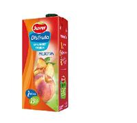 ZUMO DE MELOCOTON JUVER DISFRUTA BRICK 2 LITROS (6 UNIDADES)