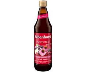 Zumo Rabenhorst Protecting Zinc 750ml - Pack de 2, Formato Ahorro de Frutas Rojas y Vitaminas para el Sistema Inmunitario