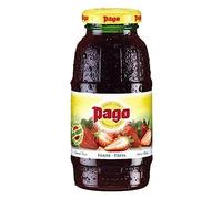 Zumos Pago - Bebida de Fresa a partir de Zumo de fresa Pack 12 x 200ml Especialidades