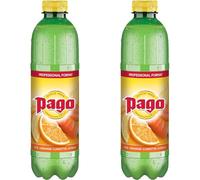 Zumos Pago - Bebida de frutas Naranja, Zanahoria y Limón a partir de Zumo de frutas 1l Clásicos (Paquete de 2)