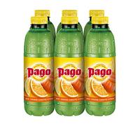 Zumos Pago - Bebida de frutas Naranja, Zanahoria y Limón a partir de Zumo de frutas Pack 6 x 750ml Clásicos