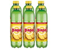 Zumos Pago - Néctar de Piña a partir de Zumo de piña Pack 6 x 1L Clásicos
