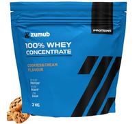 Zumub 100% Whey Concentrate en Polvo, 2kg, Cookie & Cream, 66 dosis
