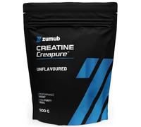 Zumub Creatina 500g 100% Monohidratada Creapure Micronizada Pura en Polvo y Sin Sabor | 166 dosis | Suplemento de Fuerza, Potencia y Rendimiento | Vegano y Sin Gluten