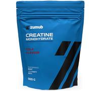 Zumub Creatina Monohidratada Micronizada en Polvo 500gr | Pureza del 99,5% | 283 dosis | Con Dosificador | Sabor Cola | Aumenta Fuerza, Volumen y Rendimiento Físico