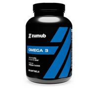 Zumub Omega 3 2000mg - 360mg EPA e 240mg DHA, 90 Cápsulas, 45 dosis | Capsulas de Aceite de Pescado, Potencia la Salud Cerebral y Suaviza el Dolor de las Articulaciones