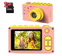 ZumYu - Cámara de Fotos para niños, 24 MP, Mini Digital para niños, Zoom de cámara, Juguete de vídeo FHD de Doble Lente para 3-12 años, niñas, niños, año Nuevo, Juguetes, con