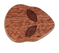 Zunate 1 Pieza Calavera Madera Guitarra Púa Halloween (Type A(sapele)) | Púa de madera maciza, diseño de arte gótico, agarre para rasguear