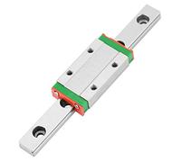 Zunate 100mm Lineal Carril Guía，MGN9H Guía lineal en miniatura Carril guía Ancho 9 mm + bloque deslizante
