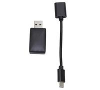 Zunate 2 Piezas Adaptador Inalámbrico Auto WiFi 6 | Compatibilidad con teléfono dual, conexión WiFi 6 de alta velocidad, cable USB a tipo C, entretenimiento en el automóvil