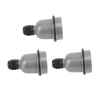 Zunate 3 Piezas 3 Piezas E27 Portaplacas de Bombilla de Cerámica | Resistente a altas temperaturas, anillo antifusión, fundición a presión de aluminio, a prueba de corrosión