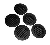Zunate 5pcs Redondos Respiraderos de Sofito con Malla para Paredes y Techos | Construcción de acero inoxidable, pantalla contra insectos incorporada, diámetro exterior de 7,48 pulgadas, para uso en
