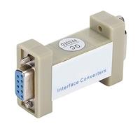 Zunate Adaptador Convertidor En Serie RS232 A RS232 para Dispositivos De Terminal De 5 Cables Soportes De Datos De Comunicación De Larga Distancia Industrial