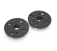 Zunate Adaptador de Bocina de Agudos 2 Piezas Conector de Cabezal de Accionamiento de Altavoz ABS, Adaptador de Cabezal de Accionamiento de Tweeter de Rosca Externa Universal para Bocina de Caja de