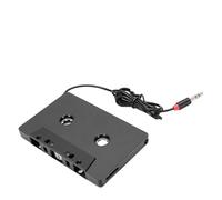 Zunate Adaptador de Casete de Audio para Automóvil a Auxiliar, Cable Auxiliar de 3,5 Mm, Adaptador de Casete Universal, para Teléfono, Reproductor MP3, Estéreo para Automóvil, Negro