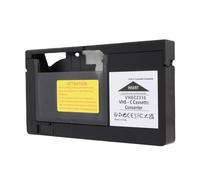 Zunate Adaptador de Cassette VHS C, Convertidor de Casete VHS Motorizado Compatible con VHSC SVHS Camcorders, para Cintas SVHSC SVHS, No Compatible con 8 Mm Minidv HI8