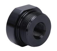 Zunate Adaptador de Husillo de Cabezal de Torno para Carpintería, Rosca Macho de 40mm, Rosca Hembra de 18mm para Adaptador de Inserción de Mandril de de Torno
