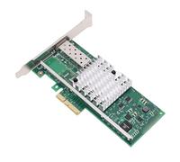 Zunate Adaptador de Tarjeta de Red PCI E X4 de 10 GB, Tarjeta Adaptadora Ethernet de Puerto único SFP + con Controlador 82599EN Compatible con Servidor Centos Freebsd VMware ESXi