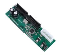 Zunate Adaptador Pata a Sata, Convertidor de Adaptador de Disco Duro Paralelo ATA/Pata/IDE a Sata Serial ATA, para PC/para OS X, Compatible con ATA 100/133