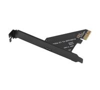 Zunate Adaptador PCIe X1 a SFF-8612 para GPU NVMe SSD, Dispositivo de Arranque Compatible con Tarjeta de Expansión SFF-8612 para Flexibilidad del