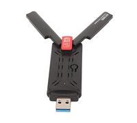 Zunate Adaptador WiFi USB 3.0 de Alta Velocidad de Banda Dual para PC de Escritorio Portátil, Receptor Transmisor Inalámbrico de 1201 Mbps/573,5 Mbps con Orificio de Refrigeración,