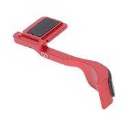 Zunate Agarre para Pulgar hacia Arriba, Reposapiés Ergonómico de Aleación de Aluminio para Cámara Q3, con Almohadilla de Silicona Antiarañazos para una Sujeción Estable (Rojo)