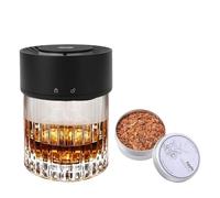 Zunate Ahumador de Cócteles Eléctrico, Ahumador Inalámbrico sin Llama para Whisky y Bebidas con 6 Astillas de Madera, con Cable de Carga USB y Cuchara de Cepillo de Limpieza, Regalos