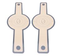 Zunate Alfombrillas Reutilizables de Silicona con Largo para Hornear Pan para una Distribución óptima del Calor para Hornear Galletas, Pizza y Patatas Fritas