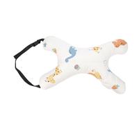 Zunate Almohada Ergonómica de Viaje para Automóvil en Forma de X con Hebilla Segura Ajustable para Viajes Largos, Cojín de Soporte para el Cuello de Poliéster Transpirable, Almohada para Cinturón de