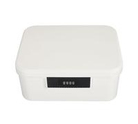 Zunate Amplia Caja de Almacenamiento con Cerradura para Archivos y Artículos Caja de Doble Capa con Cerradura con Contraseña de Capacidad de 9 litros para una Fácil Clasificación y Clasificación