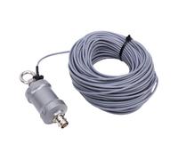 Zunate Antena Dipolo HF Portátil 1 30MHz Corta Bajo Roe | Diseño enrollable compacto, implementación rápida en campo, impedancia de 50 ohmios, operación multibanda, kit completo con