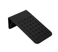 Zunate Bass Drum Anchor Non Slip Metal Stopper | Construcción de hierro fundido, dientes de agarre para alfombras, almohadilla protectora de aro, tamaño portátil