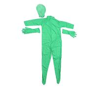 Zunate Body de Pantalla Verde con Diseño de Espalda Dividida |Traje de Cuerpo Completo Chroma Key para Fotografía Cinematográfica, Hombres y Mujeres (170cm)