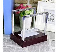 Zunate Bolas Coloridas Newtons Cradle Balance Juguete de Escritorio para Decoración de la Oficina en el Hogar, Kits Educativos de Ciencia Física para Niños con TDAH o Autismo [15 * 15 * 11,5 cm]