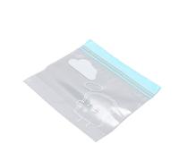 Zunate Bolsas Reutilizables para Congelador para Almacenamiento de Alimentos |Bolsas de Sellado de Pie con Triple Sello |Rayas de Colores Acanaladas Dobles de Plástico PE | Frescas para Refrigerador