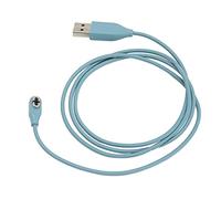 Zunate Cable de Carga USB para Auriculares Bluetooth, Cable de Carga Ligero TPE para Aeropex AS800, 1 Unidad (BLUE)