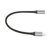 Zunate Cable de Extensión USB C, Sincronización de Datos de 10 Gbps, Suministro de Energía de 100 W, Salida de Video 4K 60 Hz, Cable USB C con Chip Marcador E para Carga, Transmisión